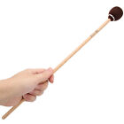 (Brown Ball)1 Pair Marimba Mallets Maple Handle Wool Ball Sticks Percussion BGS