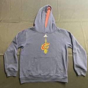 CLEVELAND CAVALIERS Boys 8 Hoodie NEW Adidas Sweat Shirt Top Kids Youth M - Picture 1 of 7