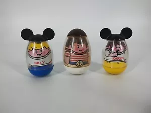 Vintage Mickey Mouse Club Weebles Hasbro Karen/Billy/Navy Man - Picture 1 of 3