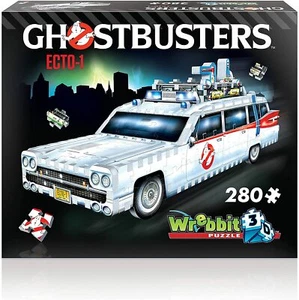 Wrebbit 3D Ghostbusters ECTO-1 280 Piece 3D Jigsaw Puzzle - Picture 1 of 5