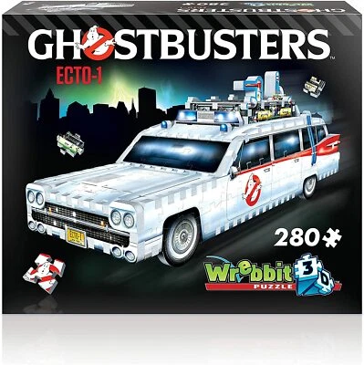 Wrebbit 3D Ghostbusters ECTO-1 280 Piece 3D Jigsaw Puzzle - Image 1 of 4