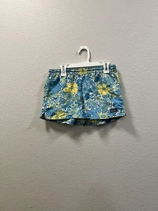 Patagonia Worn Wear Girl's Baggies Shorts Size L/12 Blue - Picture 1 of 9