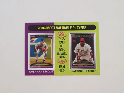 Topps Heritage Most Valuable Players #203 2006 Justin Morneau/Ryan Howard 2024 Foto 1 de 2