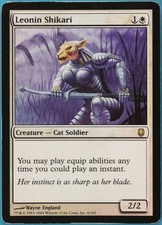 Leonin Shikari FOIL Darksteel HEAVILY PLD White Rare CARD (148298) ABUGames