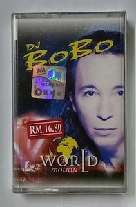 World In Motion von DJ BOBO seltene ToGo/PolyGram Malaysia Kassette brandneu versiegelt - Bild 1 von 3