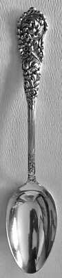 1892 Reed & Barton Sterling Silver TRAJAN Large SERVING Spoon TABLESPOON Fancy B - Imagem 1 de 4