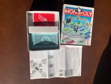 Vintage Monopoly The Card Game 2000 Hasbro Open Box Lightly Played