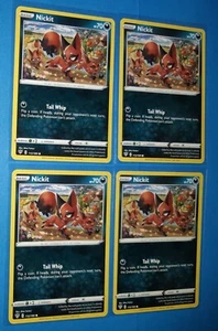 4x Nickit 112/189 Pokemon card SWSH Darkness Ablaze common NM - Picture 1 of 1