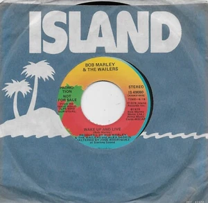 BOB MARLEY  Wake Up And Live  rare promo 45 from 1979 - Picture 1 of 1