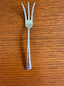 1938 Gorham “Greenbrier” Sterling silver lemon fork 3 tine no mongrams 4.5” - Picture 1 of 6