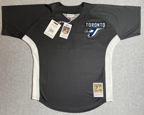 Mitchell & Ness Roy Halladay Jersey MLB Toronto Blue Jays Throwback Mens Size M Cover