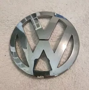 Volkswagen VW Vehicle Car Emblem Badge 4" ROUND PLASTIC Bug, Bus Logo - Picture 1 of 9