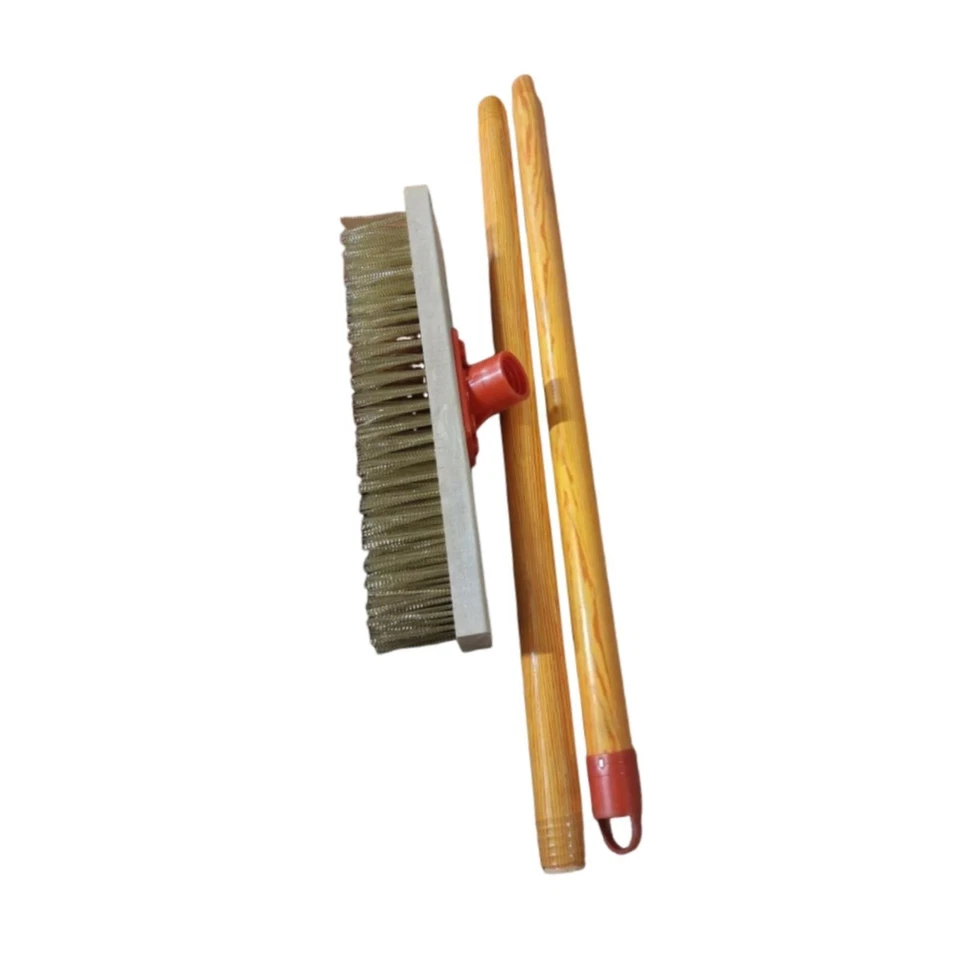 Cepillo exfoliante de piso escoba exterior con mango largo Foto 1 de 1