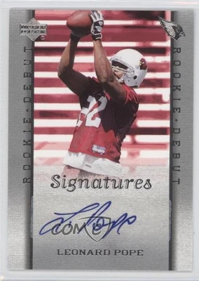 2006 Upper Deck Rookie Debut Signatures Leonard Pope #239 Auto RC - Image 1 of 2