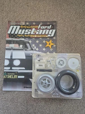 1/8 DEAGOSTINI Costruire il Proprio Ford MUSTANG 1967 Shelby GT-500 Issue 2 Inc - Immagine 1 di 3