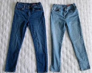Lot of 2 pairs of J. Crew Girls Runaround Jeans Size 10 Medium Light Denim Wash - Picture 1 of 6
