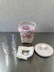 Longaberger 2002 American Cancer Society Basket Horizon Of Hope Combo New Pink - Picture 1 of 6