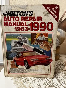 Chilton Hardcover Auto Repair Manual 1983-1990 US & Canadian Models #7900 - Picture 1 of 14