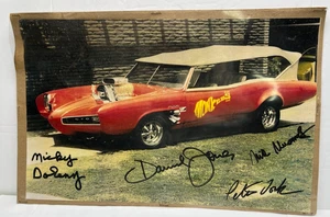 Rare vintage monkeemobile photo signed by the monkees reproduction 10.5x16.5 - Picture 1 of 13