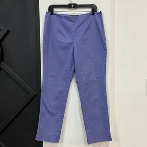 Brooks Brothers pantaloni conici donna Caroline Fit taglia 10 preppy ufficio - Foto 1 di 7