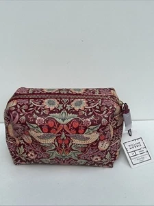 Borsa nuova con etichette William Morris lampone fragola ladro lavaggio pelle PU vegan - Foto 1 di 14