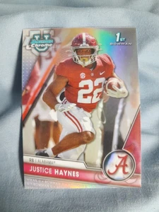 2023 Bowman Chrome University Refractor 1st Justice Haynes - Picture 1 of 2