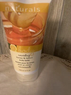 AVON  Naturals Nourishing Body Balm Lotion -  Honey & Lemon NEW Discont￼inued - Image 1 of 3