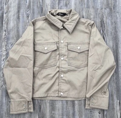 Винтажная рабочая куртка Mr. Wrangler 70-х бежевая на пуговицах размер маленький - Изображение 1 из 4