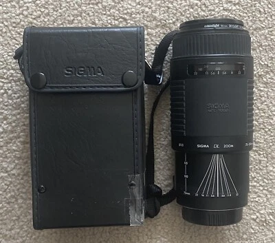 Sigma 70-300mm 1:4 - 5.6 DL Zoom Lens For Minolta With Case - Image 1 of 4