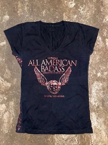 Camiseta gráfica para mujer The Saints Sinphony talla M negra y roja - Imagen 1 de 11