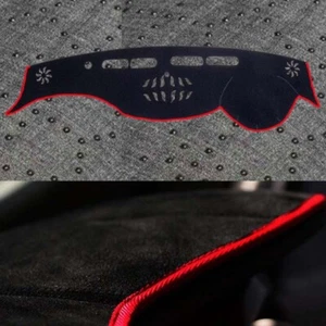 Velvet Non-Slip Dash Cover w/ Red Line Stripe for 2013 ~ 2020 NISSAN PATROL Y62 - Bild 1 von 7