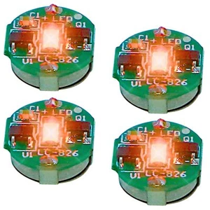 CHASO Small LED Light 4 Pieces Magnetic Switch Wireless Plastic Model Fi - Picture 1 of 1