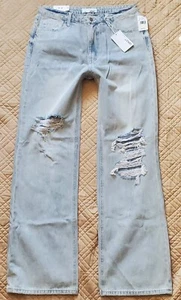VERVET Leslie Los Angeles 90s Vintage Flare Distressed Jeans BRAND NEW nwt Sz 30 - Picture 1 of 15