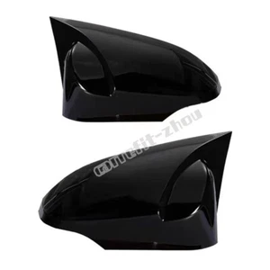 Cubierta del espejo retrovisor de puerta lateral negra brillante para Toyota Corolla 2014-2018 - Imagen 1 de 3