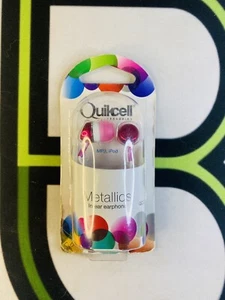 NIE BENUTZT Quikcell Metallics In-Ear Kopfhörer Pink QCC210PNK - Bild 1 von 1