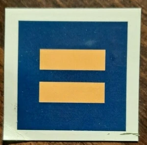 NEU / GLEICHSTELLUNG Temporäres Tatoo - Menschenrechte/Stolz/HRC/LGBTQ + Verbündeter - Bild 1 von 2