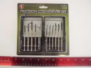11pc Precision Screwdriver Bit Set Slotted Phillips #752SDC - Picture 1 of 1