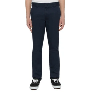 Dickies 872 Slim Fit Rec Trabajo Pant Pantalones de Hombre Chinos Oscuro Marino - Imagen 1 de 8