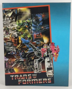 TRANSFORMERS G1 NOTEBOOK NOTIZBUCH RINGE A5 SCHREIBWAREN VINTAGE 1989 MATTEL - Bild 1 von 5