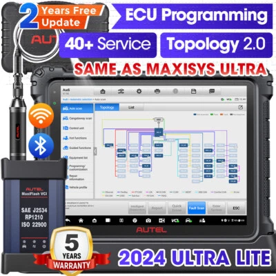2025 Autel MaxiSYS Ultra Lite ULTRA MS919 MS909 J2534 ECU Programming Coding - Image 1 of 4
