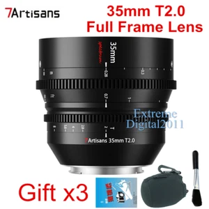 7 Artisans 35 mm T2.0 Cine Objektiv für Leica L SL Panasonic S1H S1R Lumix S5II Kamera - Bild 1 von 6