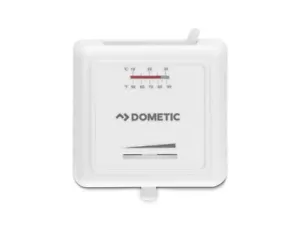 Dometic 38453, OEM Hydroflame Furnace Wall Thermostat 12V DC Analog Heat, White - Bild 1 von 1