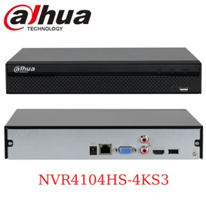 Dahua Originale NVR4104HS-4KS3 4CH 4K 12MP NVR No-PoE Videoregistratore di Rete SMD+ - Foto 1 di 2