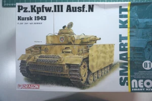 1/35 SUPERB DRAGON #6559 HIGH DETAIL RARE HARD TO FIND OOP PZ III AUSF N KURSK - Picture 1 of 10