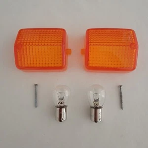 Honda Turn Signal Lenses 88-89 NX250 NX650 84-87 XL250 XL600R 33402-MGW-305 - Bild 1 von 8