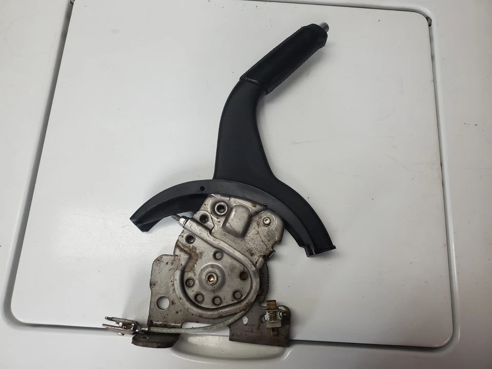 2008-2015 Mitsubishi Lancer Evolution Leather Parking Emergency Brake Assembly - Image 1 of 4