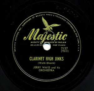 JERRY WALD and his Orchestra on 1945 Majestic 7137 - Clarinet High Jinks - Imagen 1 de 1