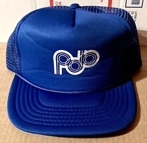 SOMBRERO/BÉISBOL PDO RARO DE COLECCIÓN AÑOS 80 AZUL AJUSTABLE LOGOTIPO CLÁSICO CAMIONEROS/BÉISBOL - Imagen 1 de 6