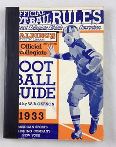 CFB 1933 Spalding's Football Guide - American Sports Publishing - 258+ pages - Picture 1 of 1