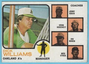 1973 Topps Dick Williams RC Pittsburgh Pirates #179 - Picture 1 of 2